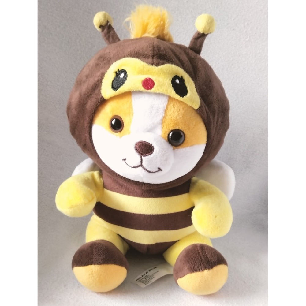 Peek-A-Boo Disguisimals Benny The Plush Corgi Dog Dressed As Bee‎ Stuffed Animal